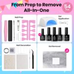 Beetles 54-Piece Gel Nail Kit with UV Light & Colors - Image 3
