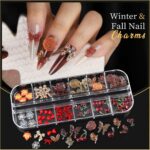 Teentior Nail Charms & Gems Set: 3D Nail Art Kit - Image 3