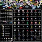9000-Piece Y2K 3D Nail Charm Kit: Colorful Designs and Gems - Image 2