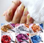 Dazzling 12-Color Holographic Nail Glitter Foil Set - Image 3