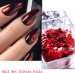 Dazzling 12-Color Holographic Nail Glitter Foil Set - Image 4
