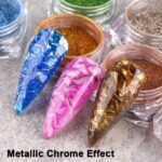 23-Color Metallic Mirror Chrome Nail Powder Set for Art - Image 2