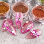 23-Color Metallic Mirror Chrome Nail Powder Set for Art - Image 4