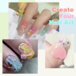 Colorful 3D Acrylic Nail Charms for DIY Art Projects - Image 3