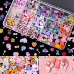 Colorful 3D Acrylic Nail Charms for DIY Art Projects - Image 4