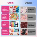 48-Color Flatback Rhinestones with Glue for Crafting Kit - Image 4