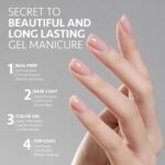 GAOY 2 Pcs 16ml No Wipe Gel Top Coat, High Gloss Finish - Image 5