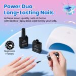 Beetles 2-Piece Gel Nail Polish Top and Base Coat Set - Image 3