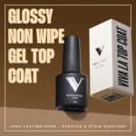 V Beauty No Wipe Top Coat: Durable, Glossy Gel Polish - Image 2