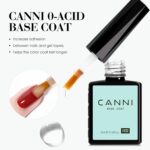 CANNI No Wipe Base and Top Coat Set for Long-Lasting Shine - Image 4