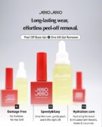 JelloJello Peel-Off Base Gel & OneKill Gel Remover Set - Image 2