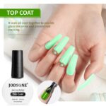 JODSONE 2-Pack 10ml Top & Base Coat Gel Polish Set - Image 3