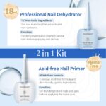 AZUREBEAUTY Nail Dehydrator & Primer: Acid-Free, Long-Lasting Prep. - Image 3