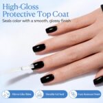 AZUREBEAUTY 18ml No Wipe Gel Base & Top Coat Set - Image 3