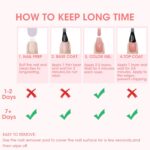 GELLEN Toxin-Free Pink Tint Base Coat: Quick-Dry, Strengthening Formula - Image 4