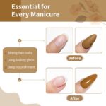 Quick-Dry Top and Base Coat Nail Polish Set, 16.5ml - Image 4