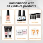 Modelones 2 PCS Clear Top & Base Coat Set for DIY Manicure - Image 5