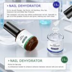 GELAMBER Nail Prep Kit: Primer, Dehydrator, File, and Coats - Image 2