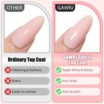 15ml No Wipe Gel Top Coat - Glossy, Long-Lasting Finish - Image 3