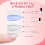 15ml No Wipe Gel Top Coat - Glossy, Long-Lasting Finish - Image 5