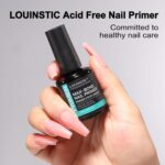 LOUINSTIC Acid-Free Nail Primer: Strong Bond, Low Odor, Fast Drying - Image 6