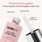 Glamnetic UV Clear Top Coat: Glossy, No-Wipe, LED Curing. - Image 2