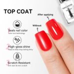 Vegan Nail Art Gift Set: Base & Top Coat Duo - Image 3