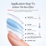 AZUREBEAUTY Clear Quick-Dry Top Coat for Salon-Quality Nails - Image 4