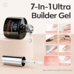 Modelones 2-Pack Clear Builder Nail Gel for DIY Extensions - Image 2