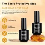 4Pcs Gelamber Nail Kit: Dehydrator, Primer, Base, & Top Coat - Image 4
