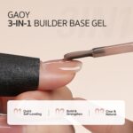 GAOY 16ml Nude Jelly Base Gel - 3-in-1 Strengthener - Image 2