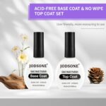 JODSONE 2Pcs Gel Polish Set: Top & Base Coat Gift - Image 3