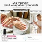 Glamonade Base Coat: 12-Day Chip Resistant, Quick Dry, Clear. - Image 5