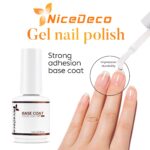 Nicedeco 2-Piece Vegan Gel Nail Polish Set: Glossy, Long-Lasting. - Image 3