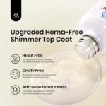 Hema-Free 2-in-1 Glitter Gel Top Coat for Press-On Nails - Image 2