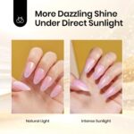 Hema-Free 2-in-1 Glitter Gel Top Coat for Press-On Nails - Image 3