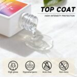High-Gloss No-Wipe Gel Top Coat, Long-Lasting, 18ml - Image 3