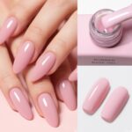 CANNI Soft Pink Rubber Base Gel for Stronger Nails, 9ml - Image 3