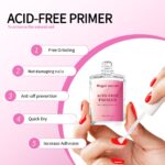 Quick-Dry Acid-Free Nail Primer for Enhanced Adhesion - Image 4