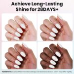 Beetles HEMA-Free White Gel Polish Set for DIY Manicures - Image 6