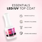 Kiara Sky UV LED Non-Wipe Top Coat for Acrylics - Image 2