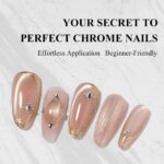 PERFECT COLOR Matte Top Coat for Chrome Nail Art, 0.5 Fl Oz - Image 6
