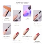 PERFECT COLOR Matte Top Coat for Chrome Nail Art, 0.5 Fl Oz - Image 7