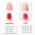 Vegan Sheer Nude Base & Clear Top Coat Nail Polish - Image 5