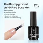 Beetles 15ml Base Coat Gel Polish for Long-Lasting Nails - Image 2
