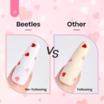 Heart-Shaped Glitter Top Coat Gel for Sparkling Nails - Image 6