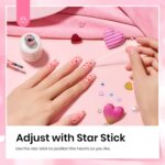 Heart-Shaped Glitter Top Coat Gel for Sparkling Nails - Image 7