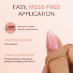 KIARA SKY Tinted Rubber Top Coat – 2-in-1 Finish, Cashmere Delight - Image 3
