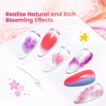 JODSONE 3pcs No Wipe Blooming Gel Set for Nail Art - Image 6