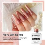 JODSONE 10-Color Gel Nail Polish Set with Base/Top Coat - Image 3